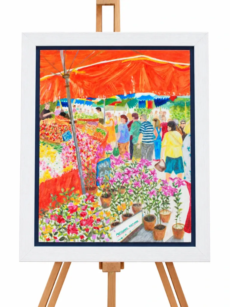 [LBART-2022-FLOWER-MARKET-PROVENCE] Flower market in Provence